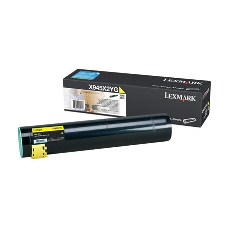 LEXMARK X-940/X-945 TONER AMARILLO ALTO RENDIMIENTO