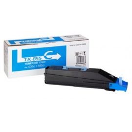 KYOCERA TONER COPIADORA CIAN 400CI/500CI TK855C 18.000 PAGINAS