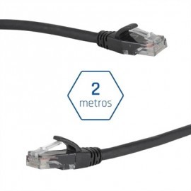 IGGUAL LATIGUILLO CAT6 UTP LSZH 2 METROS NEGRO