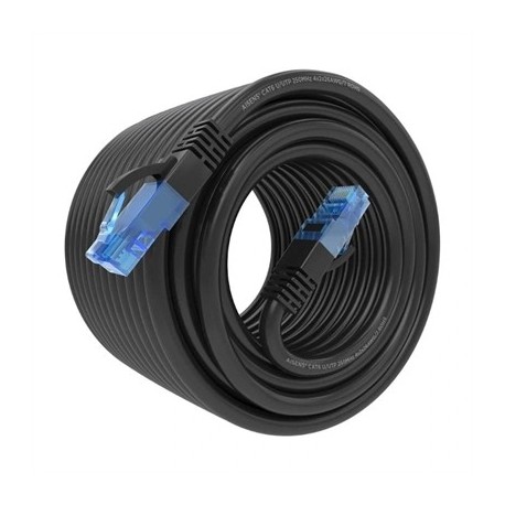 CABLE RED AISENS LATIGUILLO RJ45 CAT.6 UTP AWG26 CCA NEGRO 15M