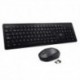 EWENT TECLADO+RATON INALAMBRICO EW3256 NEGRO