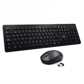 EWENT TECLADO+RATON INALAMBRICO EW3256 NEGRO