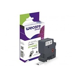 ARMOR    WECARE ETIQUETA BLANCA TEXTO NEGRO PARA DYMO D1 45803 19MMX7M