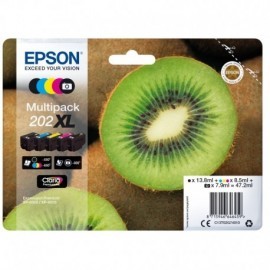 EPSON MULTIPACK 5-COLOURS 202XL CLARIA PREMIUM INK KIWI