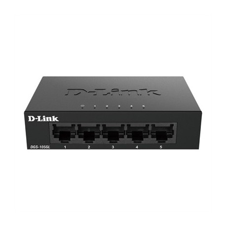 D-LINK DGS-105GL SWITCH 5XGB METAL PLUG&PLAY