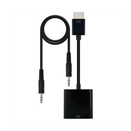 NANOCABLE CONVERSOR HDMI/SVGA+AUDIO HDMI/M-SVGA/H