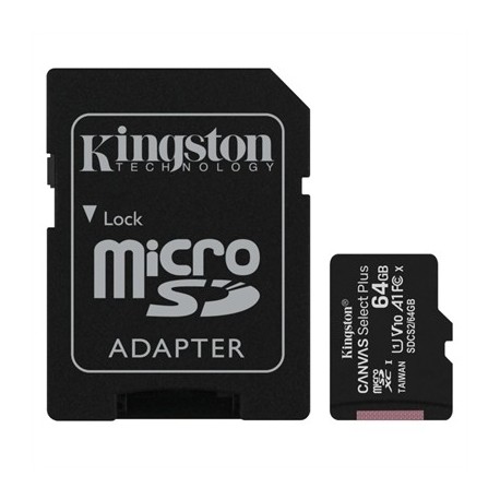 KINGSTON SDCS2/64GB MICRO SD XC CLASE 10 64GB C/A