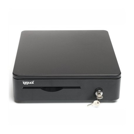 IGGUAL CAJON PORTAMONEDAS IRON-10R 38CM 4+5 NEGRO