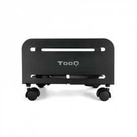 TOOQ SOPORTE PARA CPU DE SUELO CON RUEDAS NEGRO