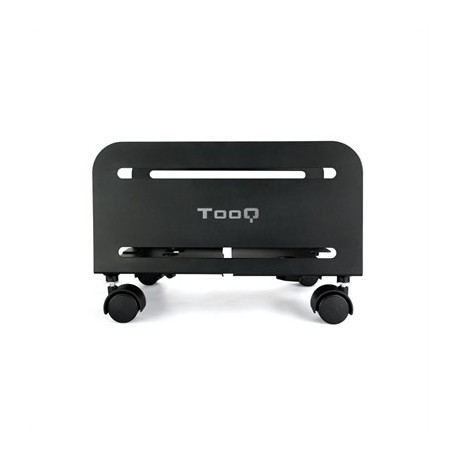 TOOQ SOPORTE PARA CPU DE SUELO CON RUEDAS NEGRO