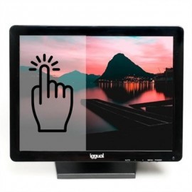 IGGUAL MONITOR TACTIL RESISTIVO 15" USB VGA HDMI