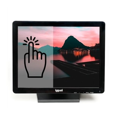IGGUAL MONITOR TACTIL RESISTIVO 15" USB VGA HDMI