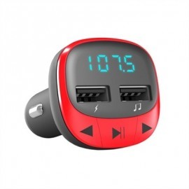 ENERGY SISTEM CAR TRANSMITTER FM RED (MICROSD,MP3)
