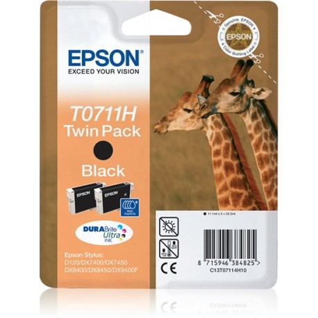 EPSON STYLUS D120/DX7400 PACK 2 CARTUCHOS DE ALTA CAPACIDAD