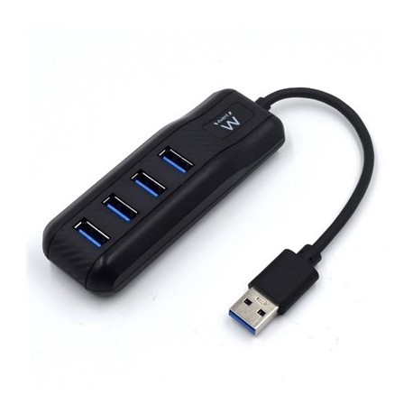 EWENT EW1138 HUB 4 PUERTOS USB 3.1 GEN1 (USB 3.0)