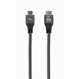 CABLE TRENZADO HDMI 2.1 8K 60HZ GEMBIRD SELECT PLUS SERIES CON ETHERNET 3M NEGRO
