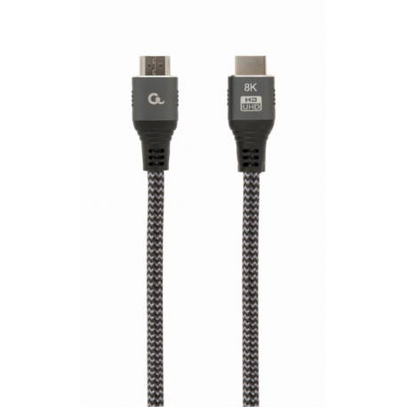 CABLE TRENZADO HDMI 2.1 8K 60HZ GEMBIRD SELECT PLUS SERIES CON ETHERNET 3M NEGRO