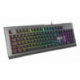 TECLADO GAMING GENESIS RHOD 500 USB RETROILUMINADO ALUMINIO