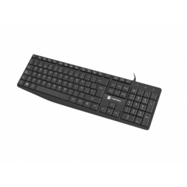TECLADO NATEC NAUTILUS SLIM LAYOUT USB NEGRO