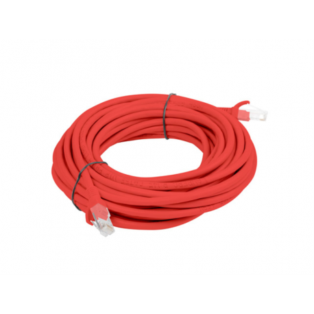 CABLE RED LANBERG LATIGUILLO CAT.6 UTP 5M ROJO FLUKE  PASSED