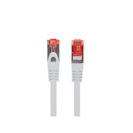 CABLE RED LANBERG LATIGUILLO CAT.6 S/FTP LSZH CU 10M GRIS FLUKE  PASSED