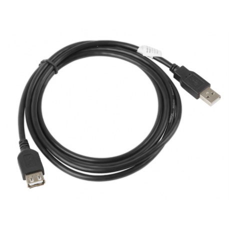 CABLE ALARGADOR LANBERG USB 2.0 MACHO HEMBRA 1.8M NEGRO