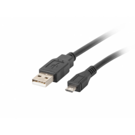 CABLE USB LANBERG 2.0 MACHO/MICRO USB MACHO 1.8 M NEGRO