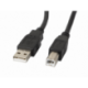 CABLE LANBERG IMPRESORA USB MACHO A USB MACHO NEGRO 1 M