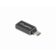 ADAPTADOR USB LANBERG USB-C M 3.1 A USB-A H OTG NEGRO