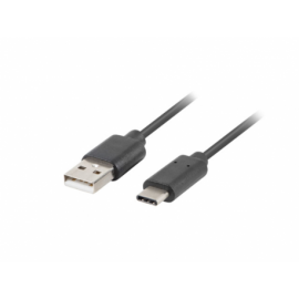 CABLE LANBERG USB C MACHO A USB A 3.1 MACHO 1.8M NEGRO