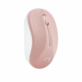 RATON NATEC TOUCAN ROSA-BLANCO RF INALAMBRICO PILAS