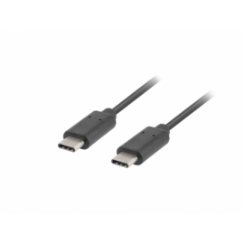 CABLE 2.0 LANBERG USB C MACHO/USB C MACHO 1M NEGRO