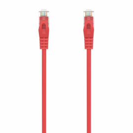 CABLE RED AISENS LATIGUILLO RJ45 LSZH CAT.6A UTP AWG24 25CM ROJO