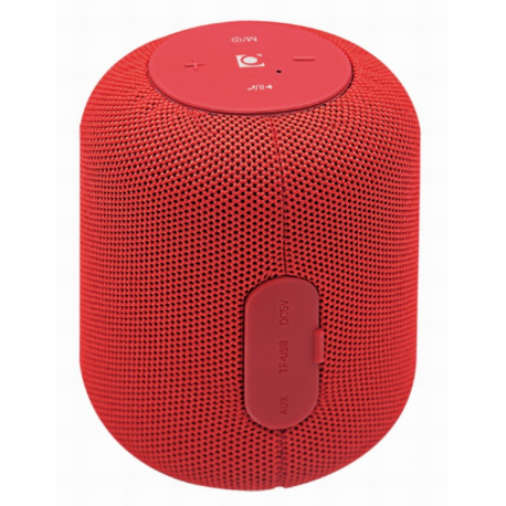 ALTAVOZ PORTATIL GEMBIRD 5W  BLUETOOTH CON MICRO ROJO