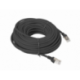 CABLE RED LANBERG LATIGUILLO CAT.6 UTP 20M NEGRO FLUKE PASSED