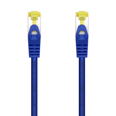 CABLE RED AISENS LATIGUILLO RJ45 LSZH CAT.7 SFTP PIMF 2.0M AZUL