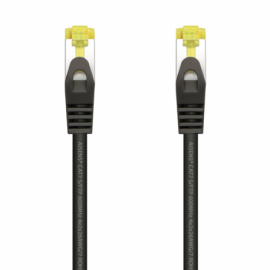 CABLE RED AISENS LATIGUILLO RJ45 LSZH CAT.7 SFTP PIMF 0.5M NEGRO