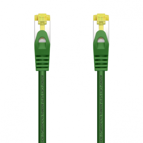 CABLE RED AISENS LATIGUILLO RJ45 LSZH CAT.7 SFTP PIMF 1.0M VERDE