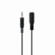 EWENT CABLE AUDIO ESTEREO 3,5MM/M Y 3,5MM/H - 2MT
