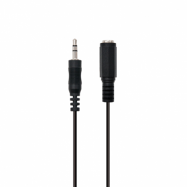 EWENT CABLE AUDIO ESTEREO 3,5MM/M Y 3,5MM/H - 2MT