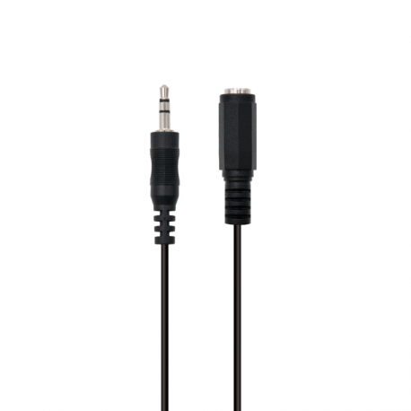EWENT CABLE AUDIO ESTEREO 3,5MM/M Y 3,5MM/H - 2MT