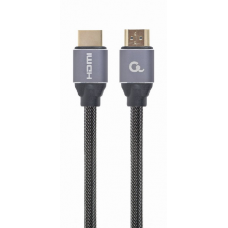 CABLE HDMI 2.0 4K 60HZ GEMBIRD CCBP-HDMI-3M PREMIUM TRENZADO ETHERNET 3M NEGRO