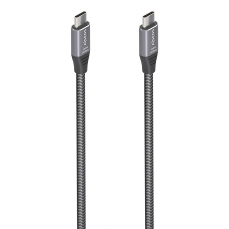CABLE USB 3.2 AISENS GEN2X2 ALUMINIO 8K@30HZ 5A 100W C/M-C/M 3.0M