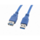 CABLE ALARGADOR LANBERG USB 3.0 MACHO/HEMBRA 3M AZUL