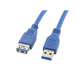 CABLE ALARGADOR LANBERG USB 3.0 MACHO/HEMBRA 3M AZUL