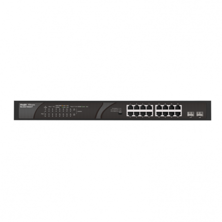 SWITCH RUIJIE REYEE RG-ES118GS-P GIGALAN 16P SFP 2P POE
