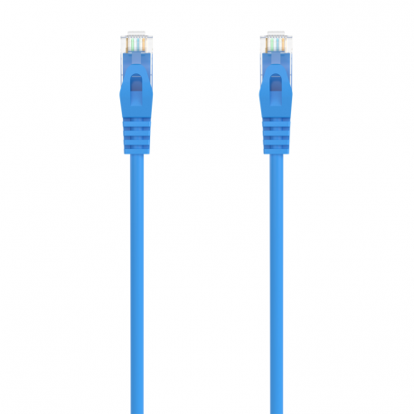 CABLE RED AISENS LATIGUILLO RJ45 LSZH CAT.6A UTP AWG24 30CM AZUL