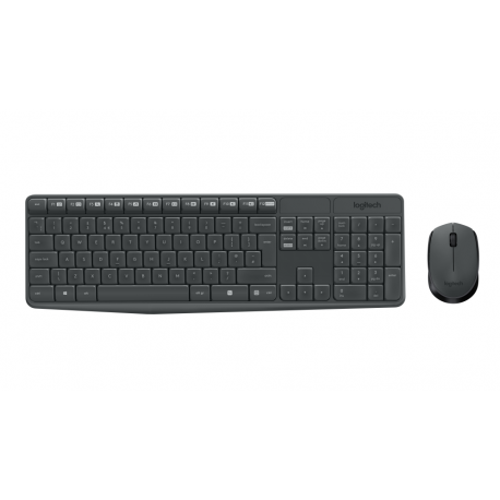LOGITECH MK235 TECLADO Y RATON INALAMBRICO GRIS