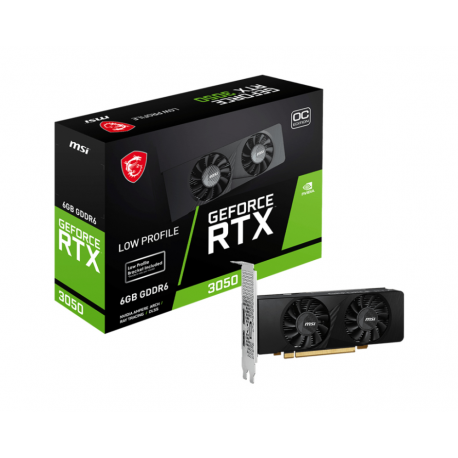 MSI VGA NVIDIA RTX 3050 LP 6G OC