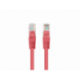 CABLE RED LANBERG LATIGUILLO CAT.6 UTP 7.5M ROJO FLUKE PASSED